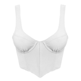 MARLY STRETCH CORSET TOP - WHITE